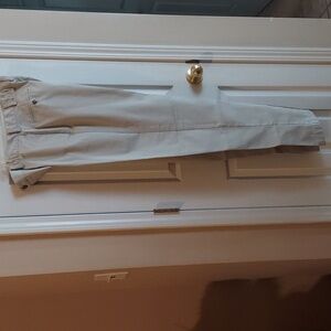L.L. Bean Men's Classic Fit Chinos 34/36 Tall INSEAM Flat Front Tan EUC